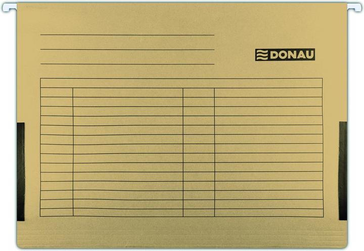 Produktbild Donau Hängemappe mit seitenbegrenzer, a4, 230g/m2, braun