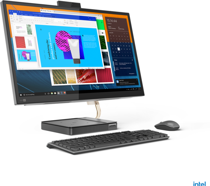 Produktbild Lenovo IdeaCentre AIO 5 – 27IOB6 (Intel Core i7-10700T, 16 GB, 1000 GB, GeForce RTX 3050)