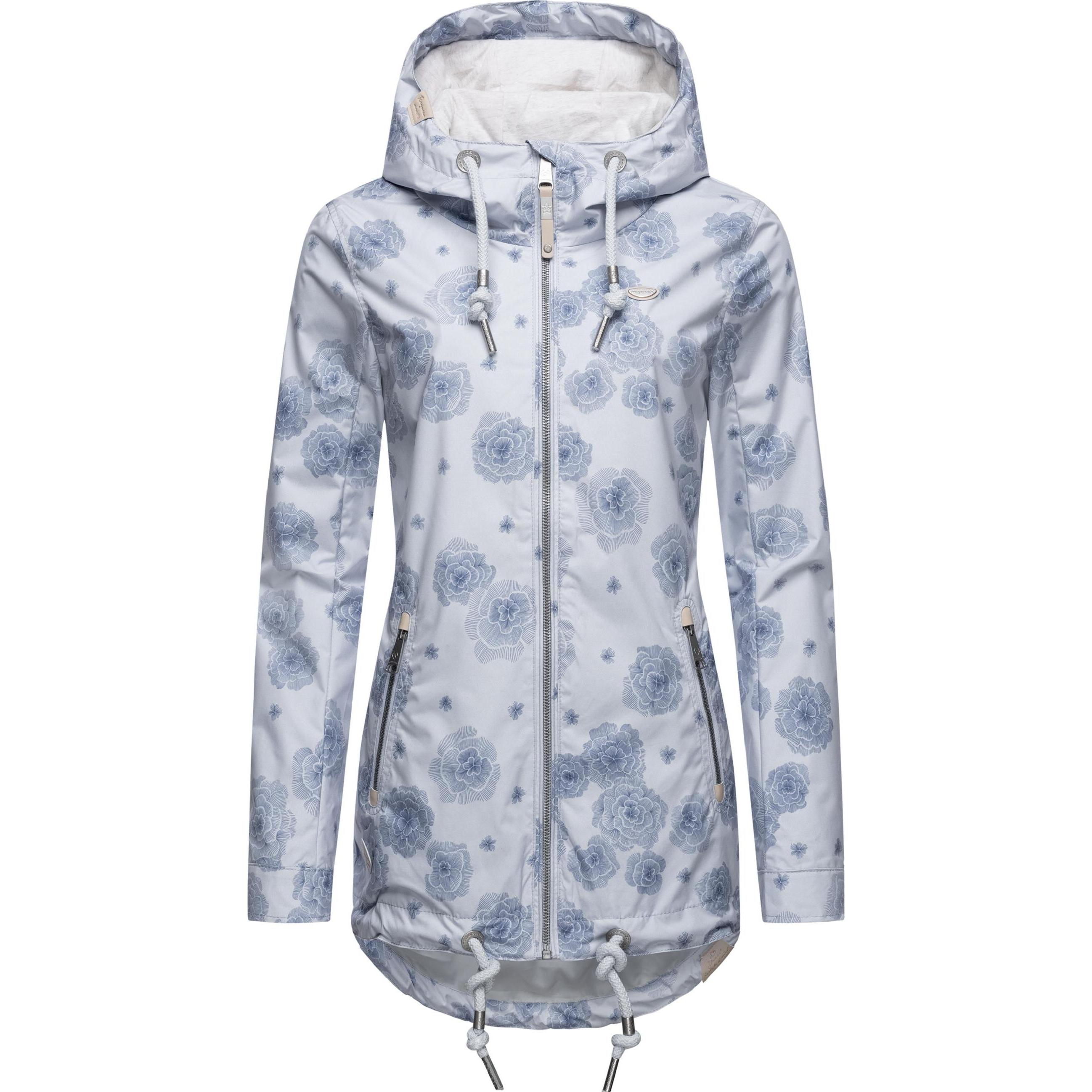 Ragwear, Damen, Jacke, Zuzka Flower (XXL), Blau, XXL
