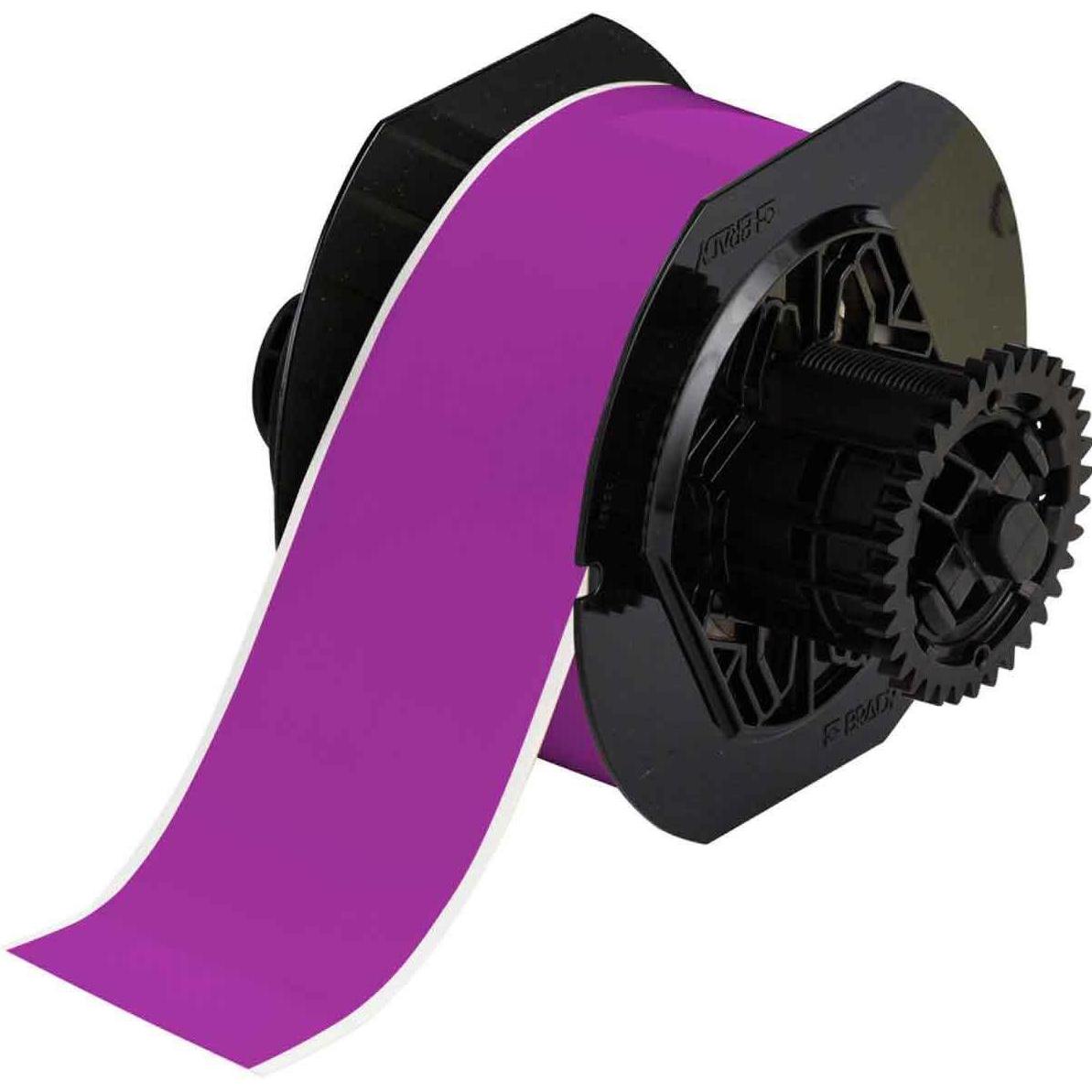 Brady, Etiketten, B30C-2250-569-PL, Hochleistungs-Polyester, Violett, glänzend, 57.15 mm x 30.48 m, permanent