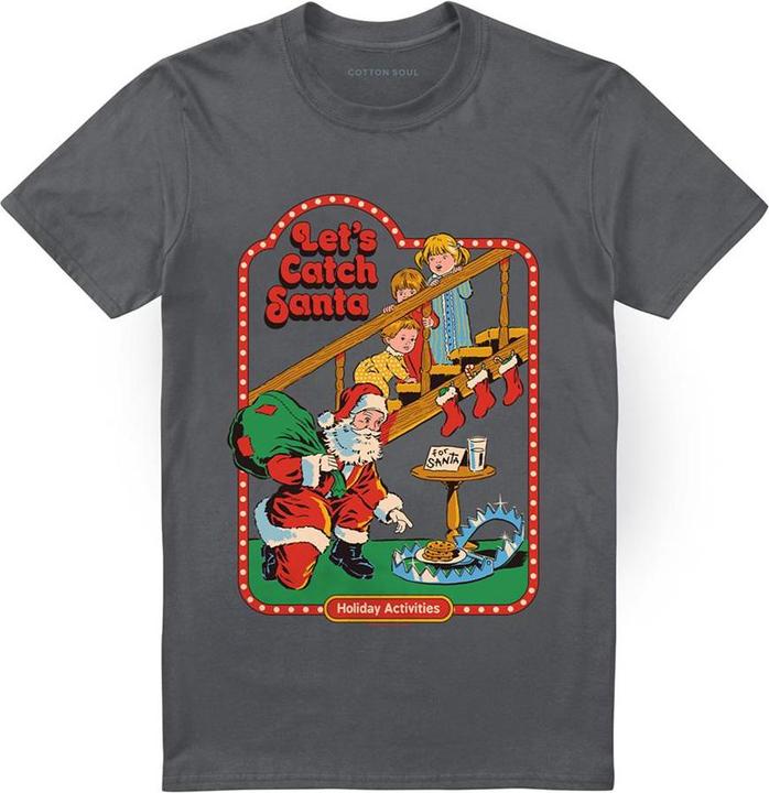 Produktbild Steven Rhodes Let's Catch Santa TShirt (L)