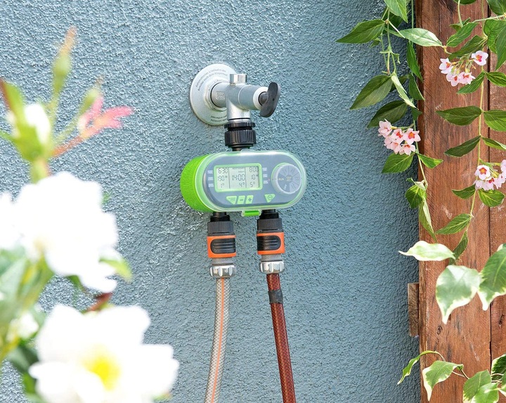 Immagine prodotto Royal Gardineer Computer per l'irrigazione e set di misuratori di pioggia e umidità del suolo (Computer per l'irrigazione)