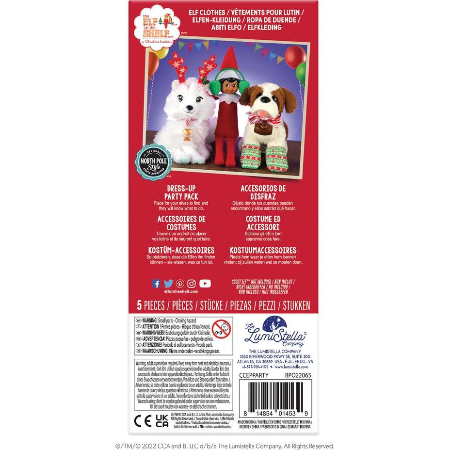 Thumbnail - Elf on the Shelf Elf & Pet Accessoires - Party Set