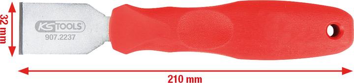 Actual product image KS Tools Carbide scraper. 32x210mm (3.20 cm)