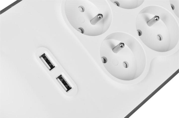 Actual product image Belkin BSV604ca2m White 6 AC outputs 2 m (6 x, CEE 7/5, 2 m)