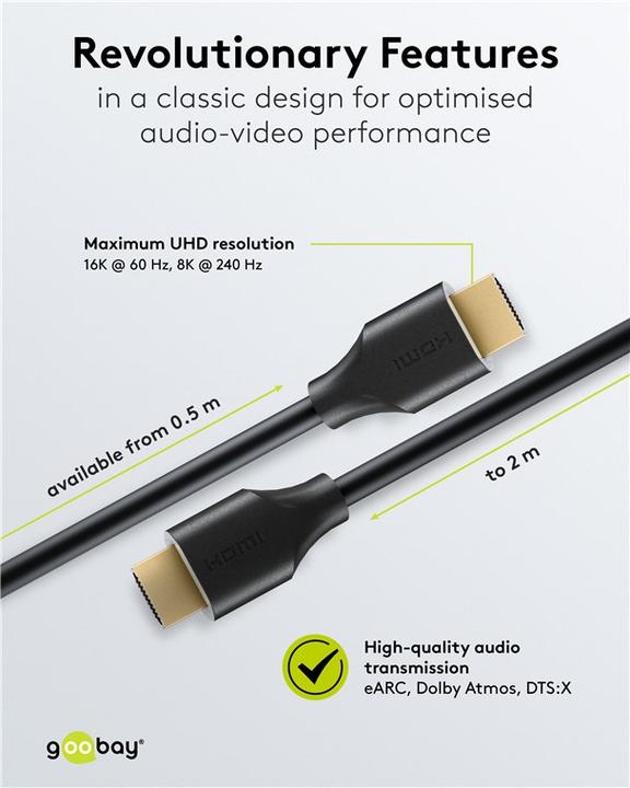 Immagine prodotto Goobay HDMI – HDMI (1 m)