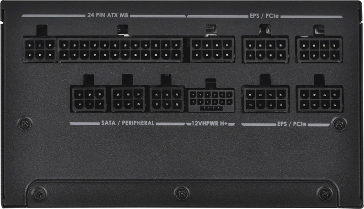 Actual product image Silverstone HELA 1200R Platinum - Cybenetics Platinum, Modular, ATX 3.0 - 1200 Watt (1200 W)