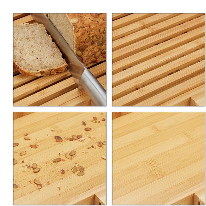 Produktbild Relaxdays Brotschneidebrett