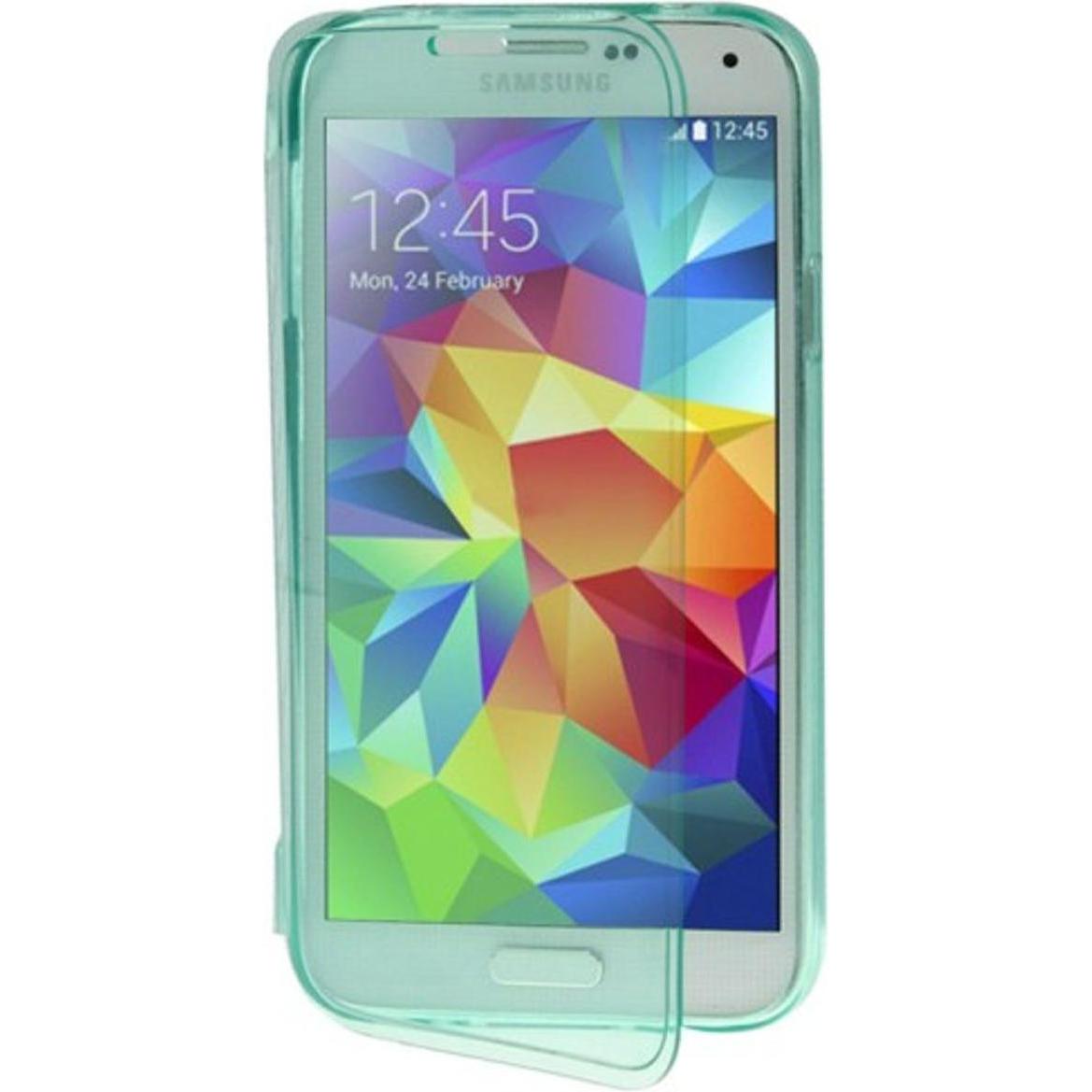 Thumbnail - König Design Handyhülle Flip Quer für Handy Samsung Galaxy S5 / S5 Neo Türkis (Samsung Galaxy S5 Neo, Samsung Galaxy S5)...