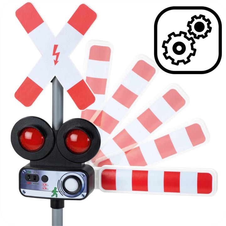 Image du produit Theo Klein 2961 passaggio a livello con suoni e luci | Comando automatico e manuale a scelta | Giocattolo per b