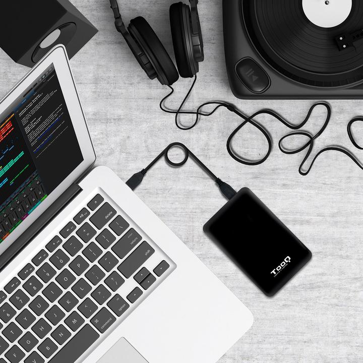 Productafbeelding Tooq Technology CAJA EXTERNA TQE-2538B 2,5" 9,5 MM SATA USB 3.0/3.1 NEGRO (2.5")