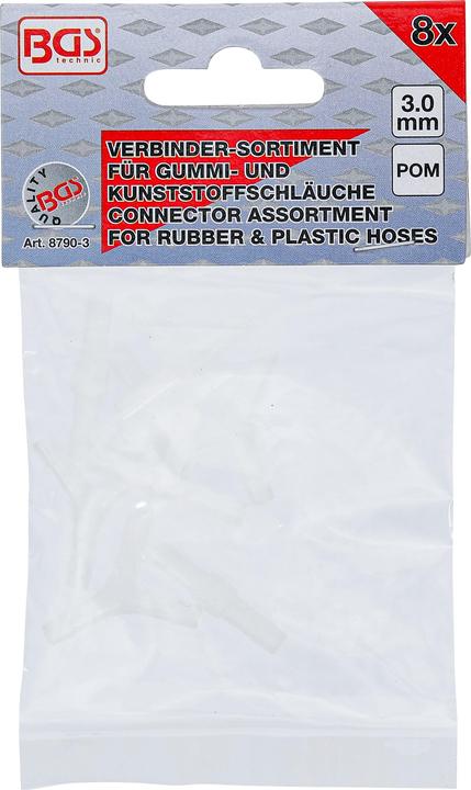 Produktbild BGS Schlauchverbinder-Sortimente (Schlauchverbinder, 3 mm)