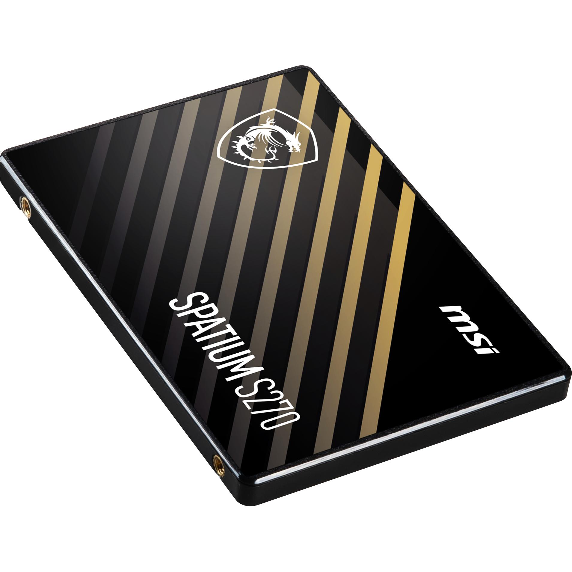 Thumbnail - MSI Dysk SSD Spatium S270 480GB 2.5" SATA III (S78-440E350-P83) (480 GB, 2.5"), SSD