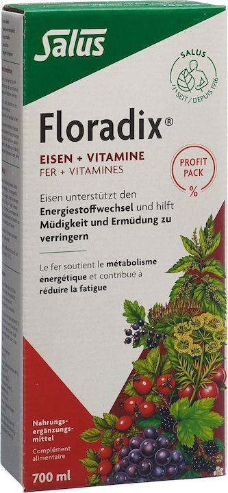 Salus Iron + Vitamins Profit Pack Fl 700 ml (1 Piece, Liquid, 1353 g)