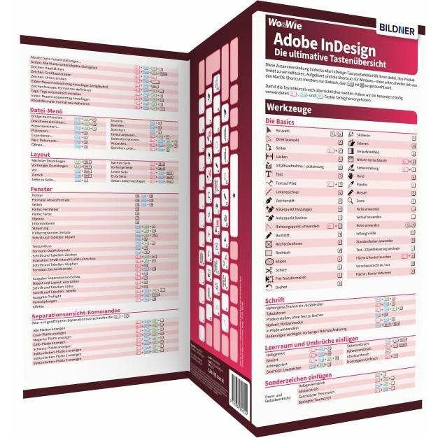 InDesign - Die ultimative Tastenübersicht (für die Version CC = Creative Cloud), Fachbücher von Aaron Kübler