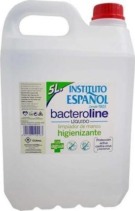 Actual product image Instituto Español Bacterol Hand Soap (Liquid soap, 5000 ml)