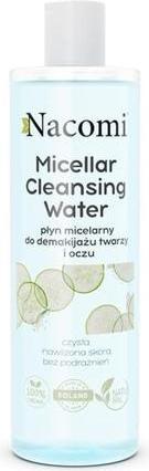 Nacomi Micellar Cleansing Water micellar liquid for face and eye make-up removal Cucumber 400ml (Mizellenwasser, 400 ml)
