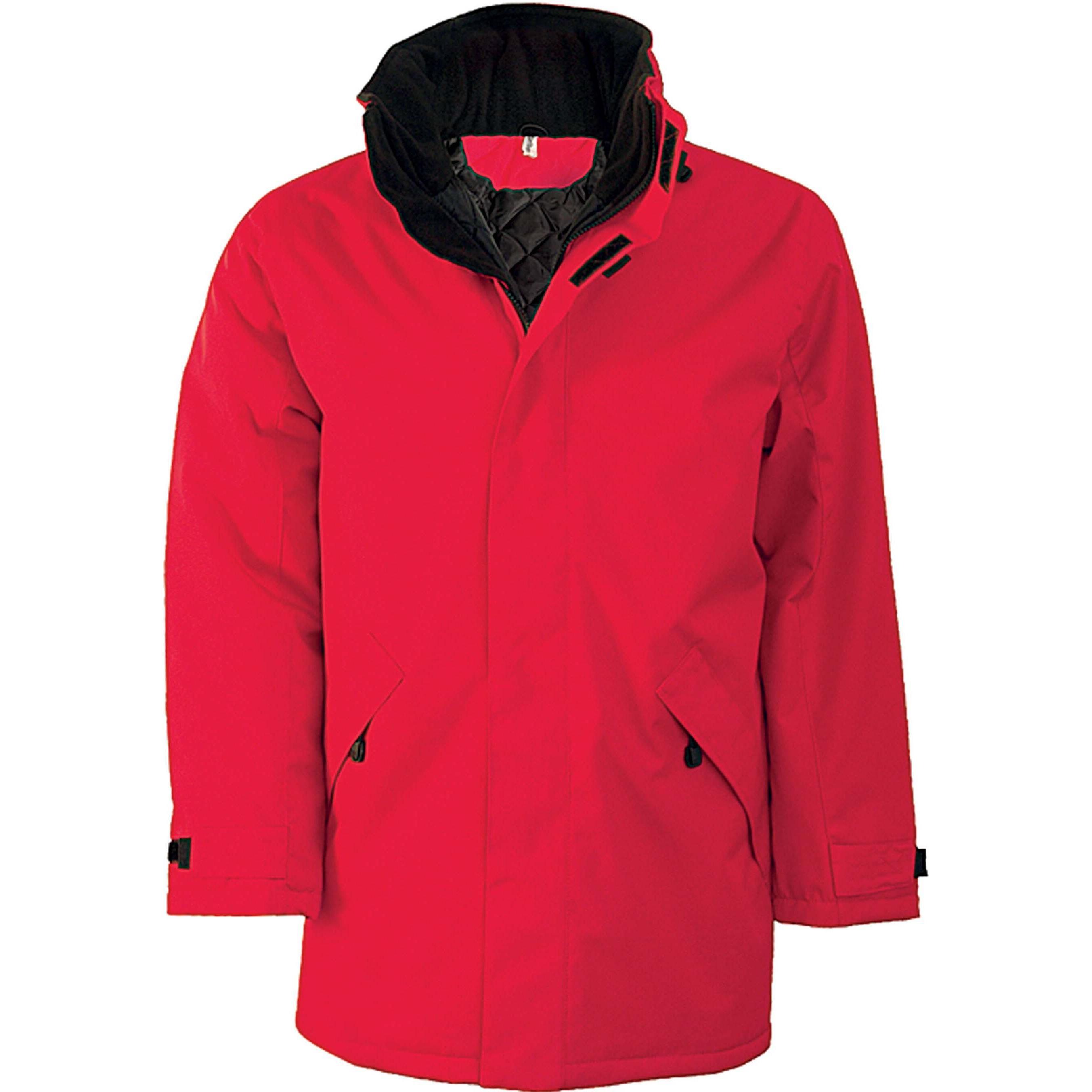 Thumbnail - Kariban, Herren, Jacke, parka doublure matelaée (S), Blau, S