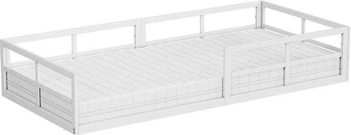 VitaliSpa Kinderbett Minno, Weiss, 90x200 mit Matratze (90 x 200 cm)