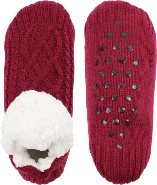 Produktbild Hermex Hausschuhe Gr. 39-42 Wintersocken Kuschelsocken Fuzzy-Socken Pantoffeln (39, 40, 41, 42)