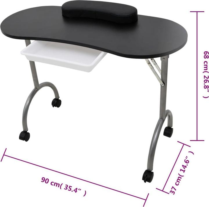 Produktbild vidaXL Maniküre Tisch