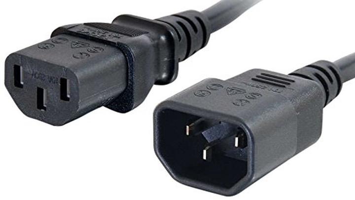 Actual product image C2G Computer Power Cord Extension (0.50 m, CEE 7/4, CEE 7/5)