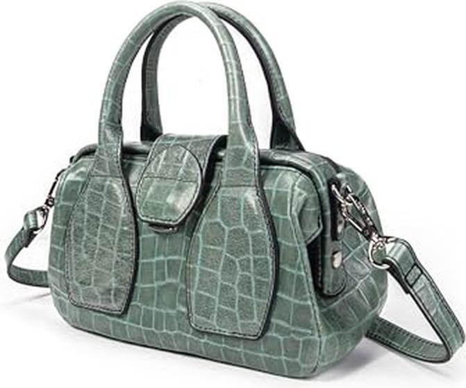 Actual product image Kate Moss Picasso Leather Shoulder Bag with Adjustable Strap