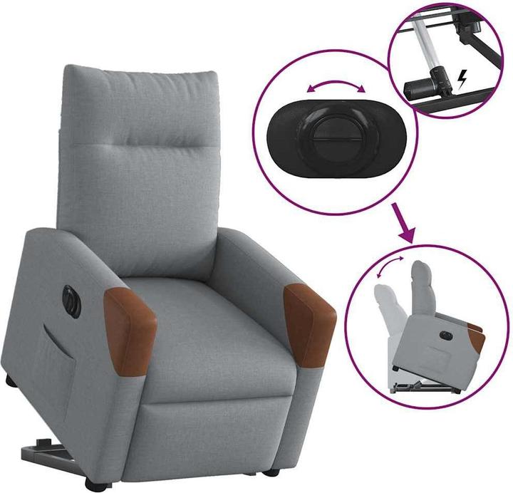 Actual product image vidaXL Relaxsessel mit Aufstehhilfe