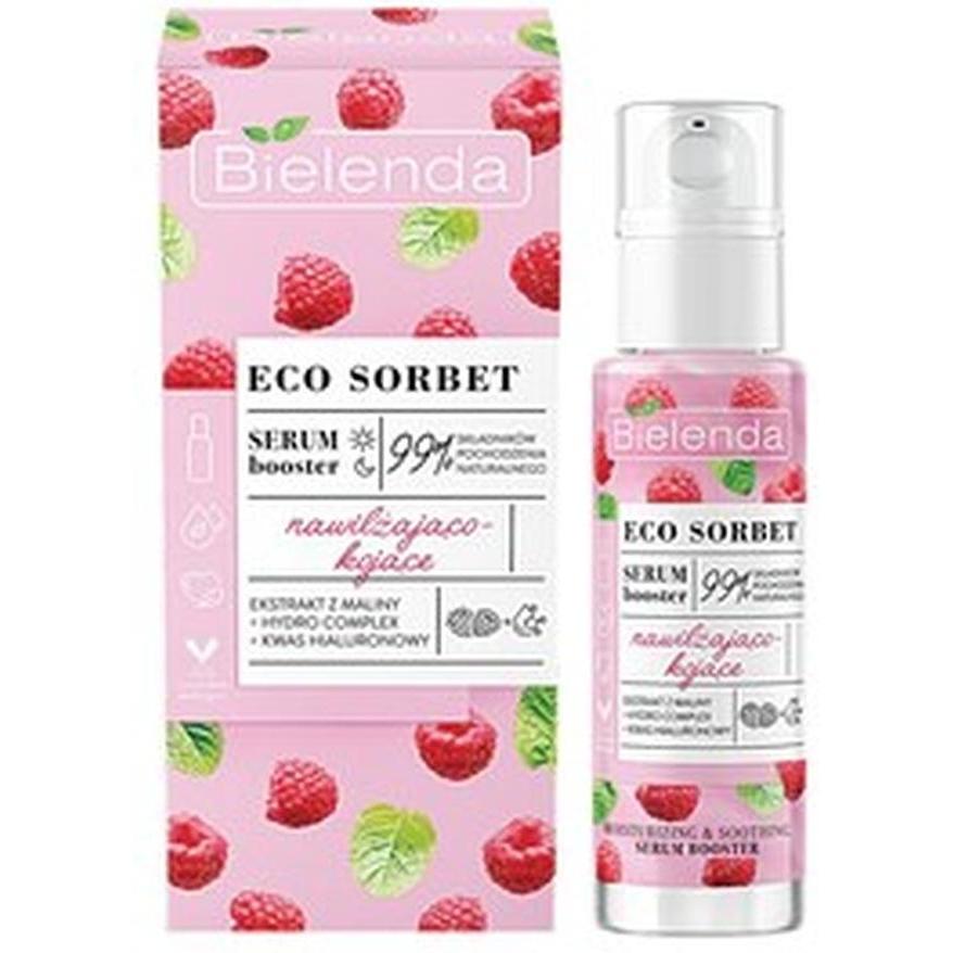 Bielenda , Siero Viso, Eco Sorbet Siero Booster Al Lampone Idratante 30Ml (30 Ml)