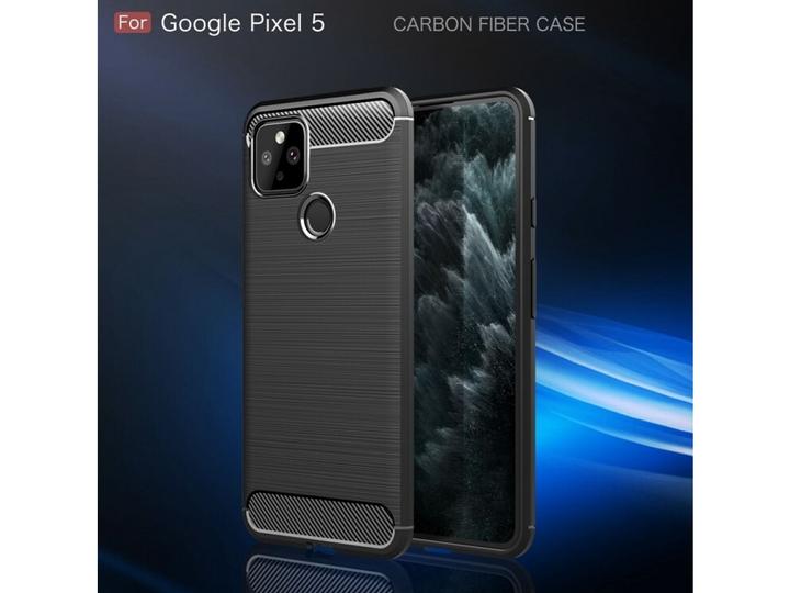 Immagine prodotto Screenguard Google Pixel 5 Cover Carbon Brushed Soft TPU (Google Pixel 5)