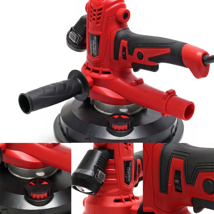 Produktbild Wiltec Trockenbauschleifer 900W 180mm Schleifteller Wand- und Deckenschleifer (900 W)