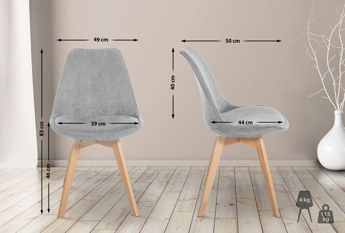 Immagine prodotto Swisshandel24 Sedia Linares Cord