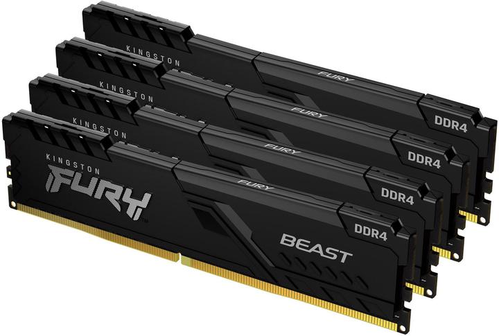 Actual product image Kingston FURY Beast (4 x 32GB, 3200 MHz, DDR4-RAM, DIMM)
