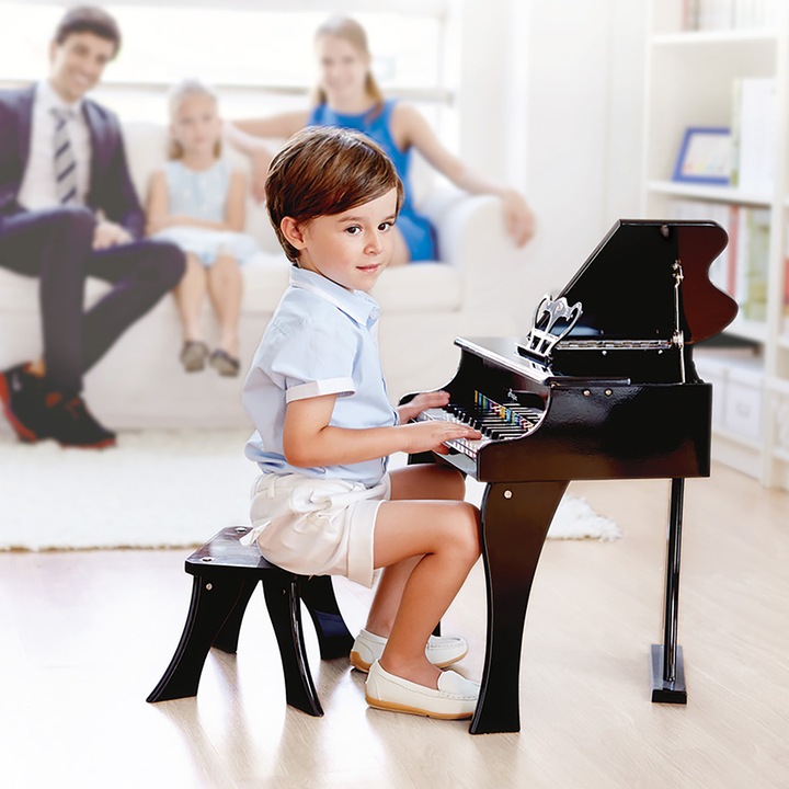 Image du produit Hape Piano à queue jouet (Multilingue, Anglais, Allemand, Français)
