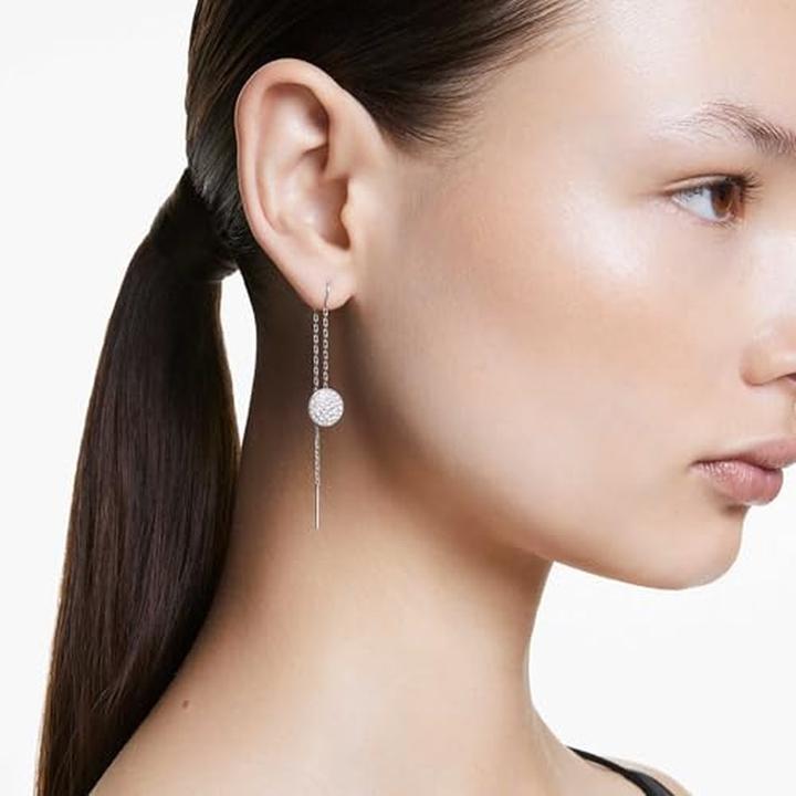 Image du produit Swarovski Meteora Drop Boucles d'oreilles Blanc (Métal Swarovski)