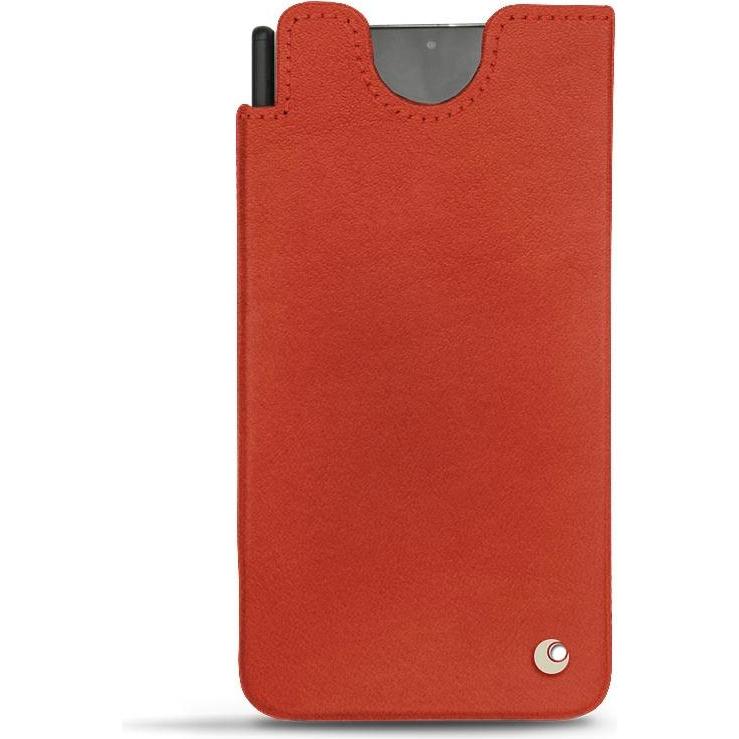 Noreve Lederschutzhülle (Samsung Galaxy S21 Ultra), Smartphone Hülle, Orange