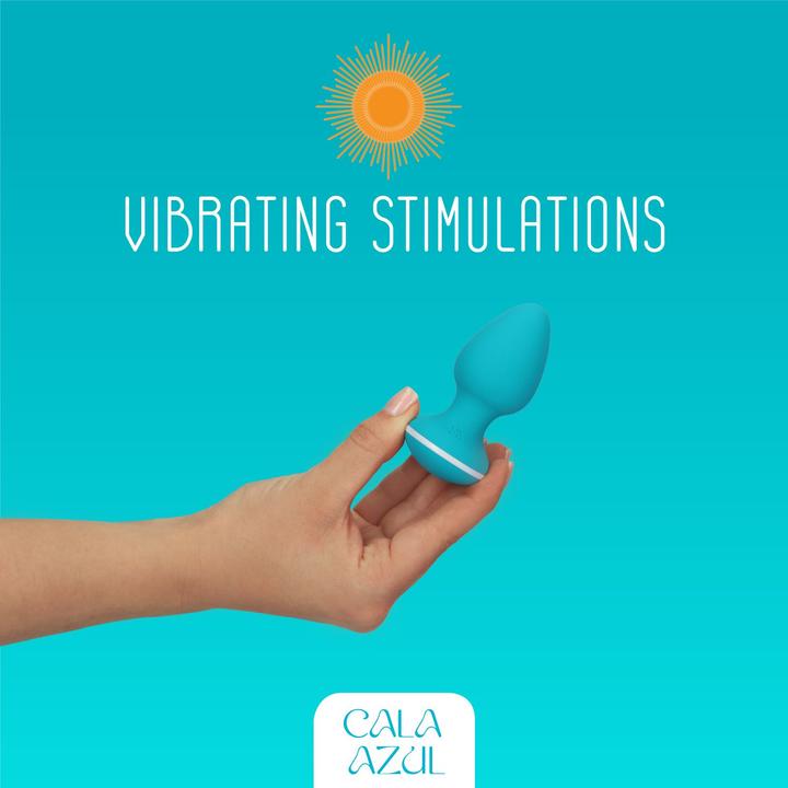 Produktbild Cala Azul Blanca Vibrierender Analplug Azul