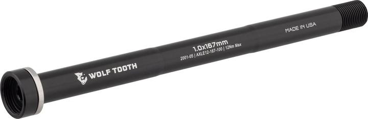 Wolf Tooth Steekas, HR 12x172mm, M12x1,5, 13mm, zwart