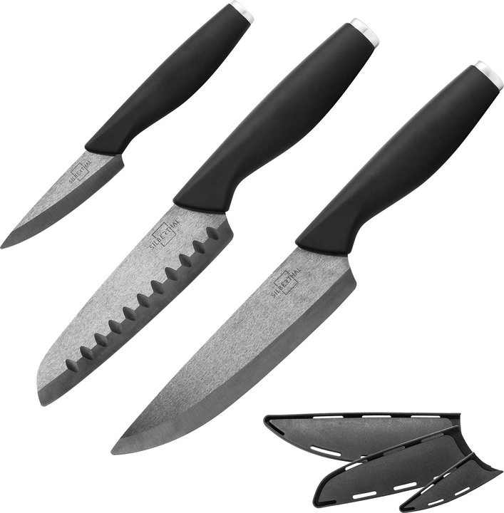 Immagine prodotto Silberthal Set di coltelli in ceramica 3 pezzi (15 cm)