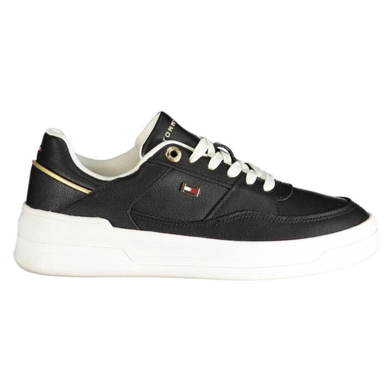 Tommy Hilfiger, Vrouwen, Sneakers, Sneakers In Pelle, Zwart, (41)