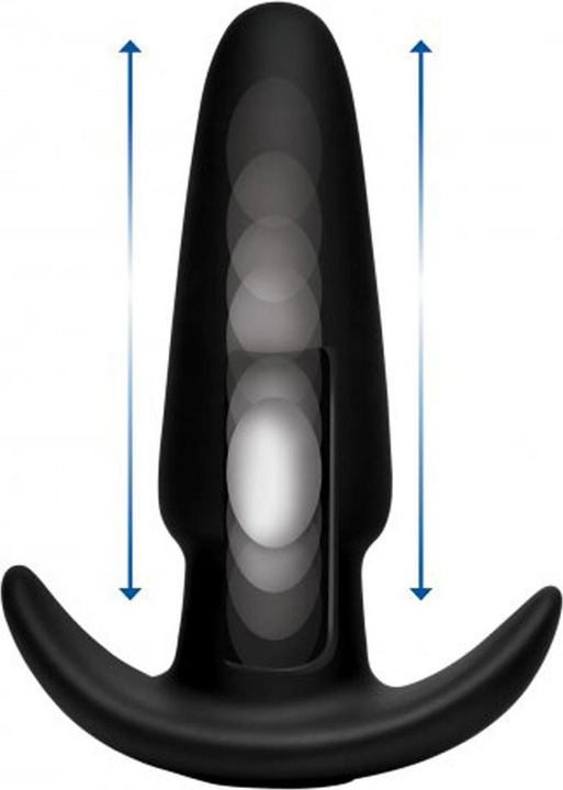Actual product image Shots Kinetic Thumping 7X Medium Anal Plug