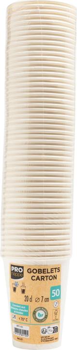 Immagine prodotto PROnappe 15 tazze da caffè monouso da 200,0 ml (1 x)