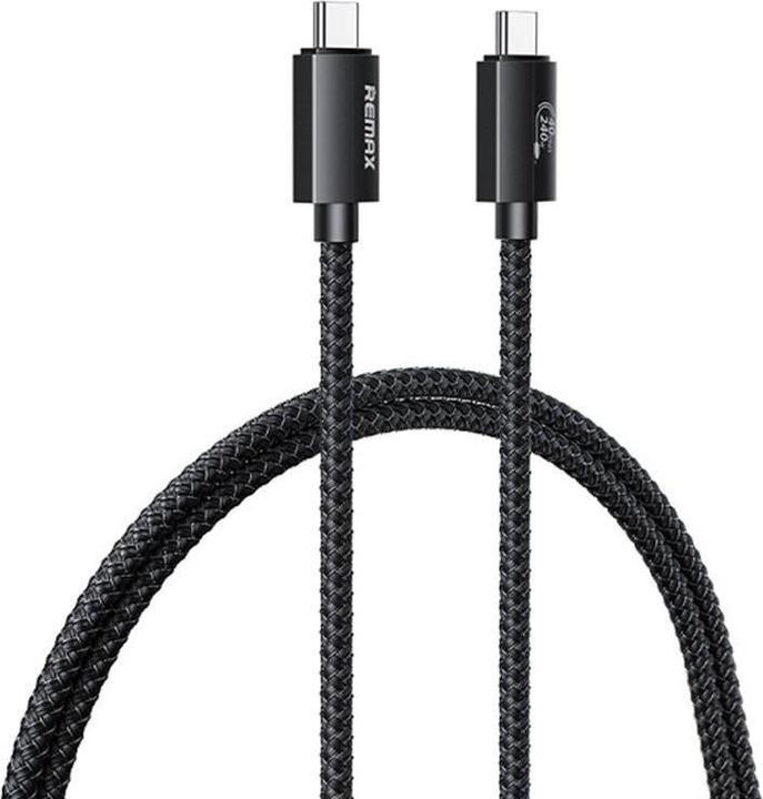Remax Kabelis USB KABELIS LADON SERIES 240W RC-C039 USB 4.0 USB-C/USB-C 1M Juodas (1 m, USB 4.0, 240 W)