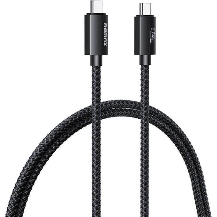 Thumbnail - Remax Kabelis USB KABELIS LADON SERIES 240W RC-C039 USB 4.0 USB-C/USB-C 1M Juodas (1 m, USB 4.0), USB Kabel