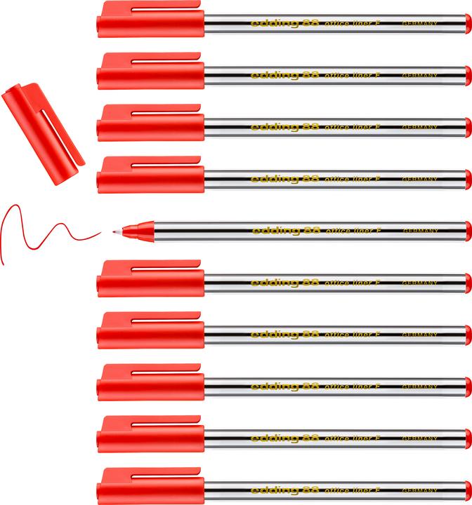 Produktbild Edding Fineliner 88 officeliner (Rot, 1 x)