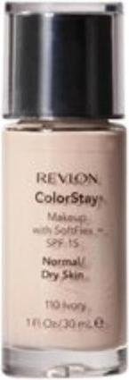 Actual product image Revlon Colourstay (normal/dry skin) (110 Ivory)