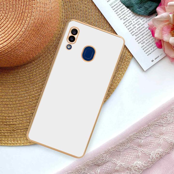 Actual product image Cadorabo Case for Samsung Galaxy A20 / A30 / M10s in TPU with camera protection LM130 Style (Samsung Galaxy A20, Samsung Galaxy M10s, TCL A30)