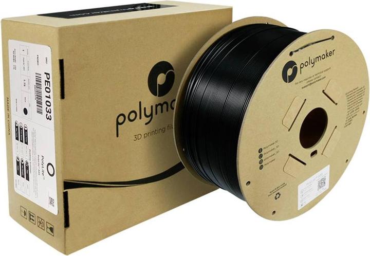 Actual product image Polymaker PolyLite ABS Black 1.75mm 3kg (ABS, 1.75 mm, 3000 g)