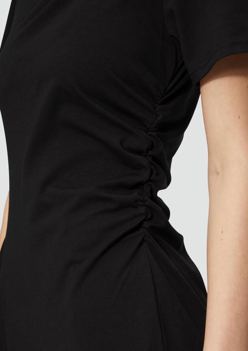 Image du produit S.Oliver Kleid Tailliertes Midikleid mit Raffungen und asymmetrischem Rock (44)