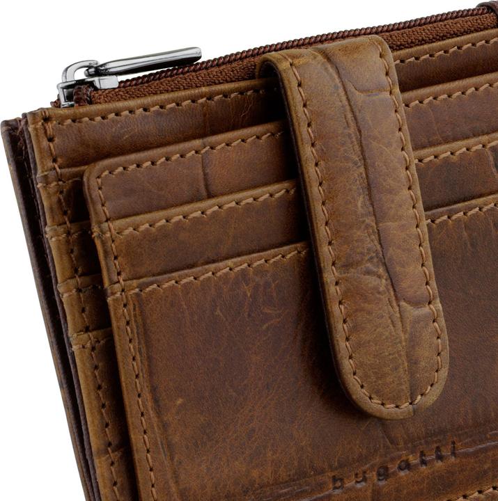 Actual product image Bugatti Nevio Geldbörse RFID Schutz Leder 10.5 cm